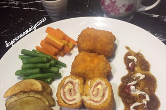 Anti Ribet, Membuat Chicken Cordon Bleu Mini Saus Lada Hitam Anti Gagal