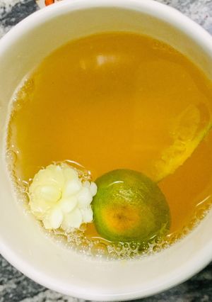 Hình của món Nước tắc mật ong hoa nhài tươi.