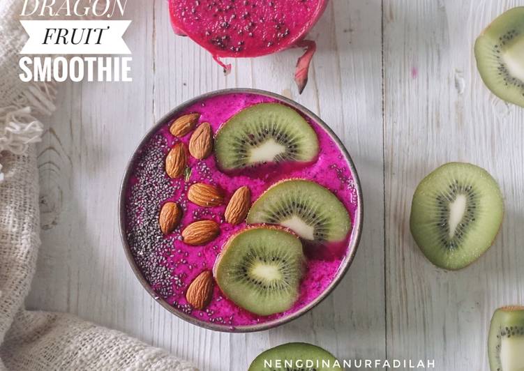 Langkah Mudah untuk Membuat Dragon Fruit Smoothie Bowl, Lezat