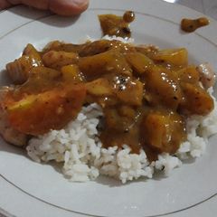 A picture of Chicken Grill Curry.