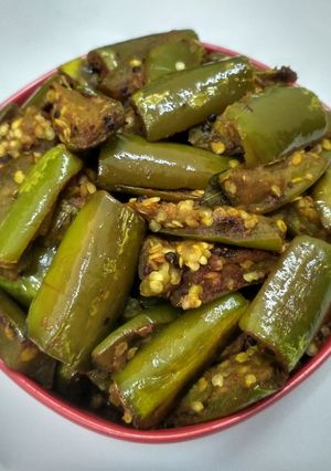 A picture of Green Eggplant Stir Fry.