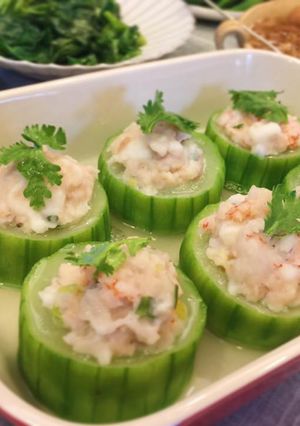 絲瓜海鮮盅 的食譜成品照片