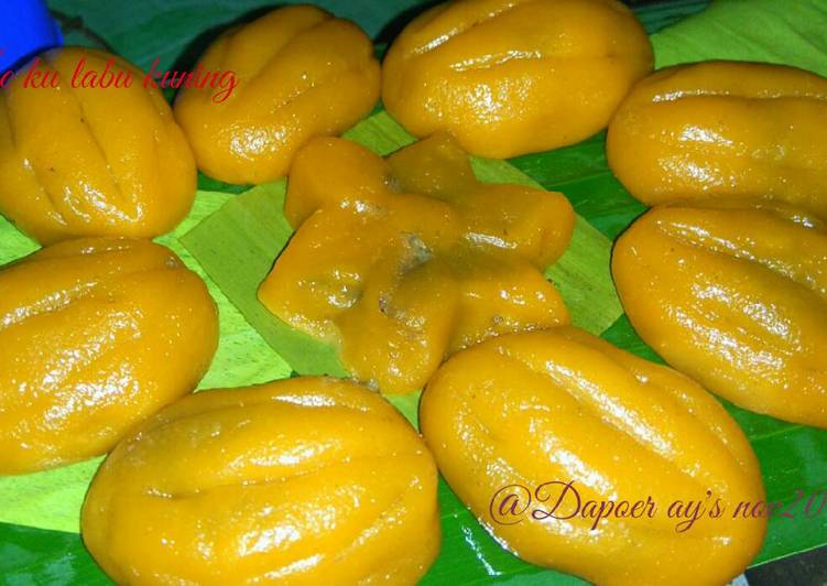 Resep Kue ku labu kuning yang Bisa Manjain Lidah