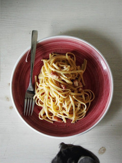 Una foto de La carbonara, la de verdad