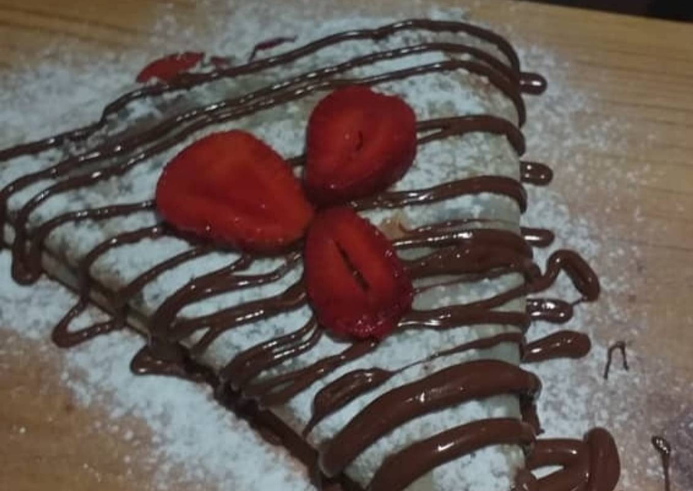 Homemade crepes