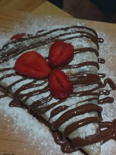 A picture of Homemade crepes.