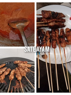 Foto resep Sate ayam saus kacang