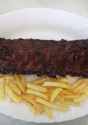 Φωτογραφία της συνταγής BBQ Spare Ribs με Μέλι και Whiskey Jack Daniels