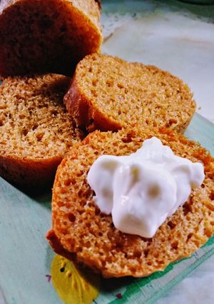 Una foto de Pan de dulce de leche sin harina