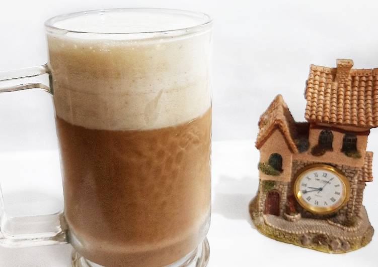 Coffee Milk with Cheese Foam