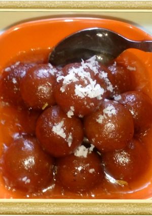 A picture of Bread gulabjamun.