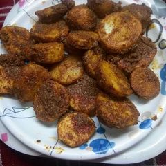 Fried masala aloo A picture of Fried masala aloo.