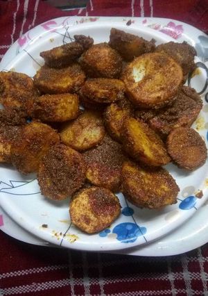A picture of Fried masala aloo.