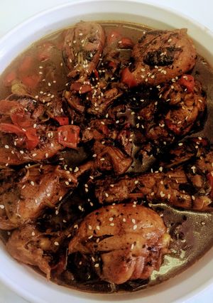 Una foto de Pollo al sillao