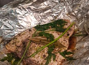 Foto di Pesce spada o salmone in 5 minuti