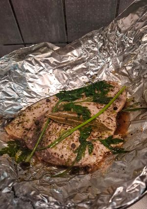Foto di Pesce spada o salmone in 5 minuti