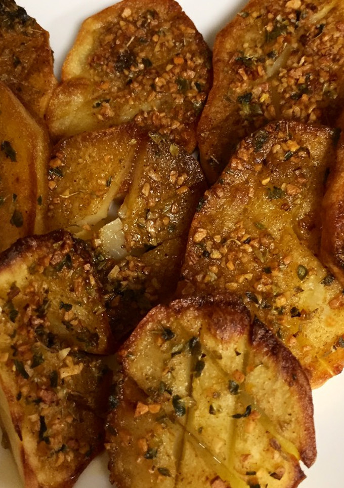 Una foto de Patata horno con majado