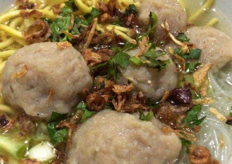 Bakso daging sapi Non MSG anti gagal