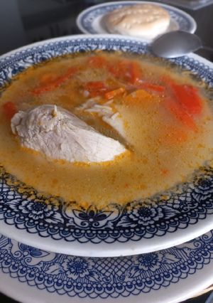 Una foto de Sopa de Pollo