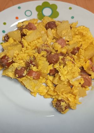 Tojásos krumpli recept fotója