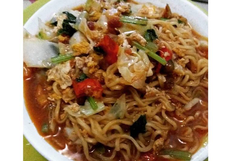 Resep Mie dok dog tek (Nrogdok Puanase Maknyus) ala Burjo &amp; Anak Kos, Bikin Ngiler