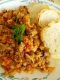 Quinoa con carne molida