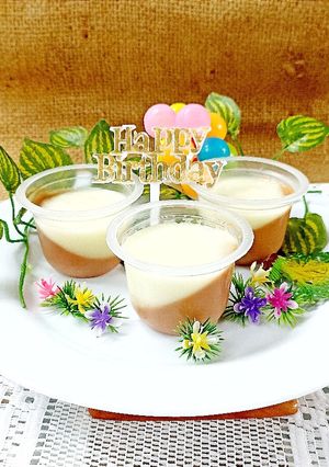 Foto resep Puding Hunkwe Vla Santan (HBD Cookpad)