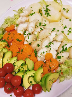 Una foto de Ensalada primavera