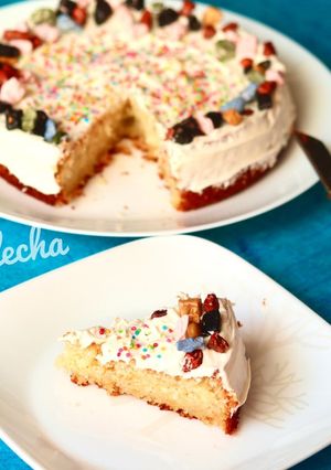 A picture of Eggless Malai cake.