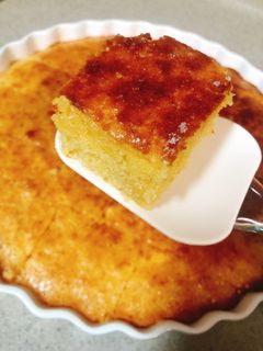 صورة لوصفة بسبوسة الكريم كراميل 🍮