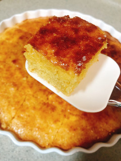 صورة لوصفة بسبوسة الكريم كراميل 🍮