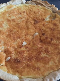 Una foto de Quiche bacalao Thermomix