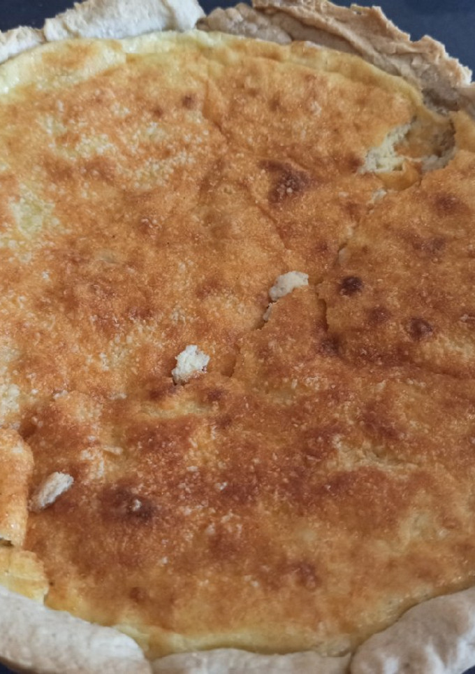 Una foto de Quiche bacalao Thermomix
