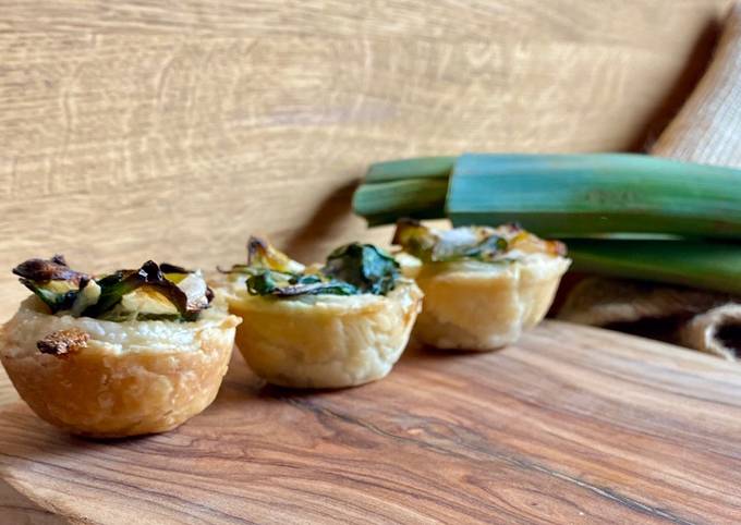 How to Prepare Homemade Leek Tartlets 🌱 (Green Sausage Rolls)