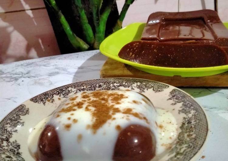 Puding brownies