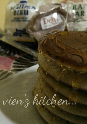 Foto resep Honey pancake aka dorayaki with honey😋