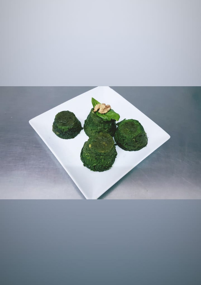 Una foto de Soufflé de espinacas