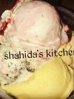 A picture of Homemade ice cream.