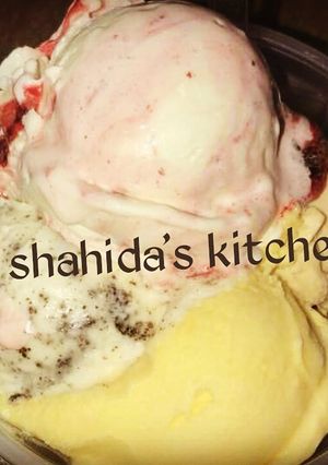 A picture of Homemade ice cream.