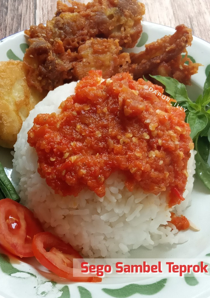 Foto resep Sego Sambel Teprok