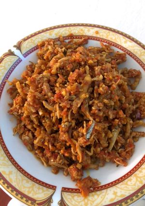 Foto resep Oreg Teri Tempe