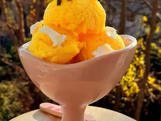 بستنی سنتی زعفرانی