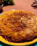 Frittata di spaghetti bianca
