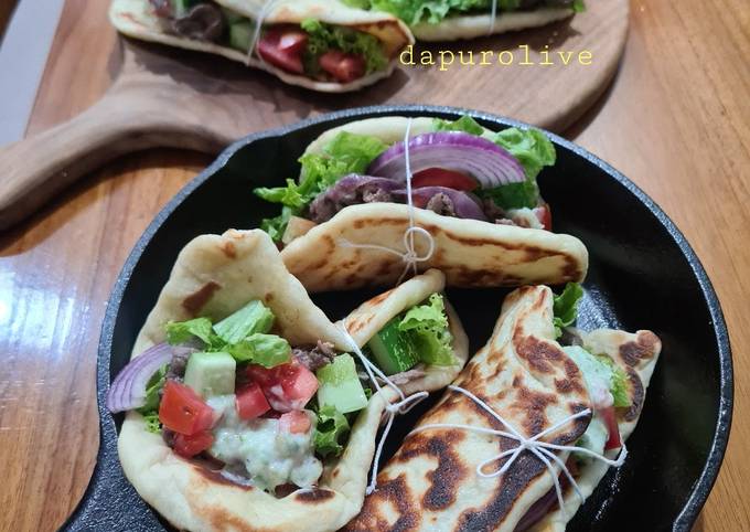 Resep Beef Shawarma Bumbu Simple Anti Gagal