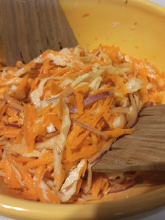 Una foto de Ensalada coleslaw (versión sin crema)