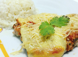 Una foto de Lomo de cerdo gratinado en salsa pomodoro