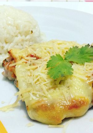 Una foto de Lomo de cerdo gratinado en salsa pomodoro