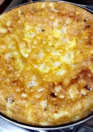 Una foto de Tortilla de congrio al Orégano