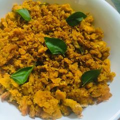 A picture of Fish Roe / Fish Egg Burji.