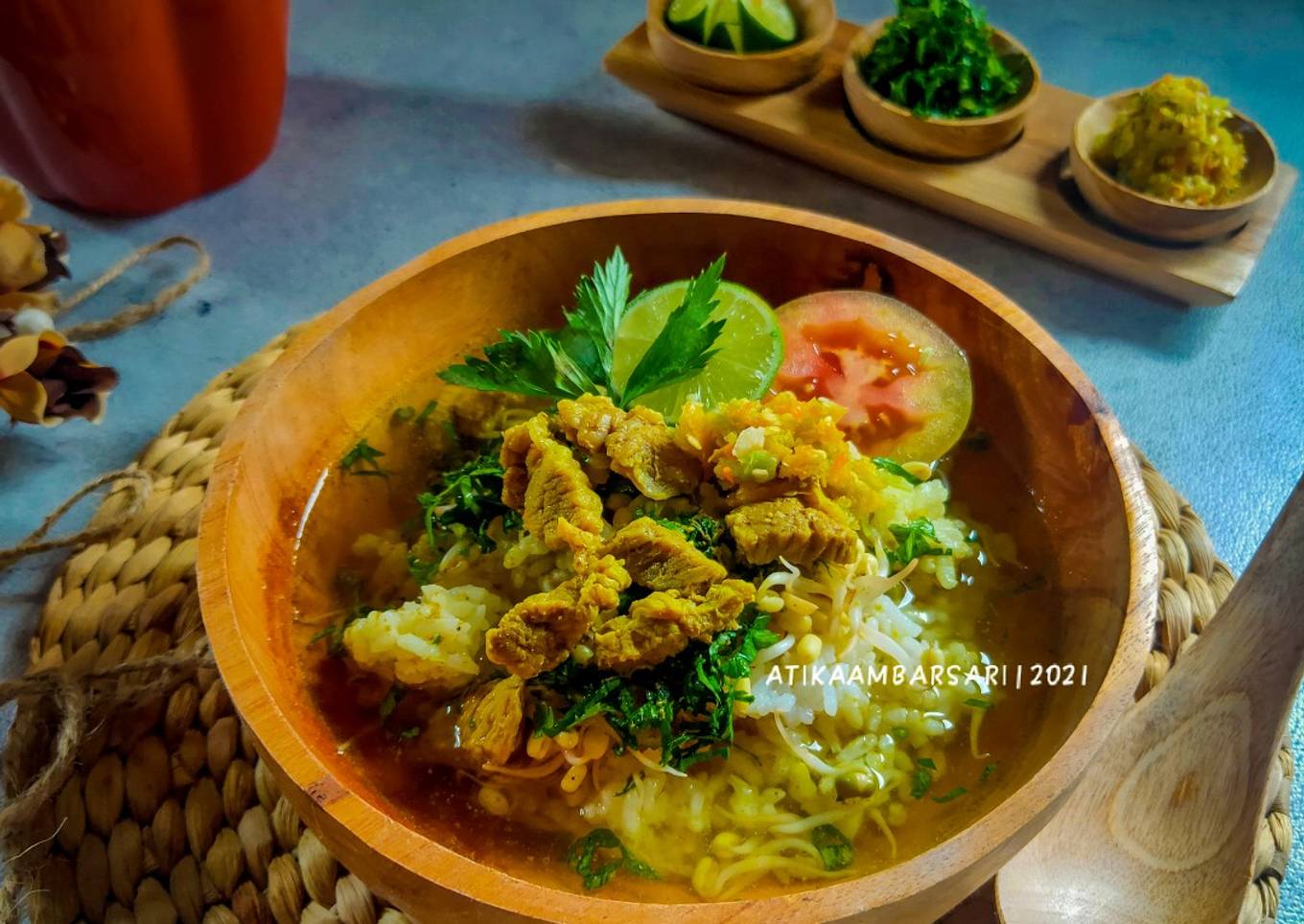 SOTO SEGER DAGING SAPI | tanpa santan